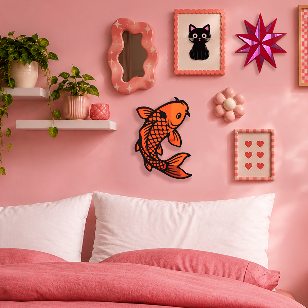Koi Fish Mirror (8.5 x 11.5 in)