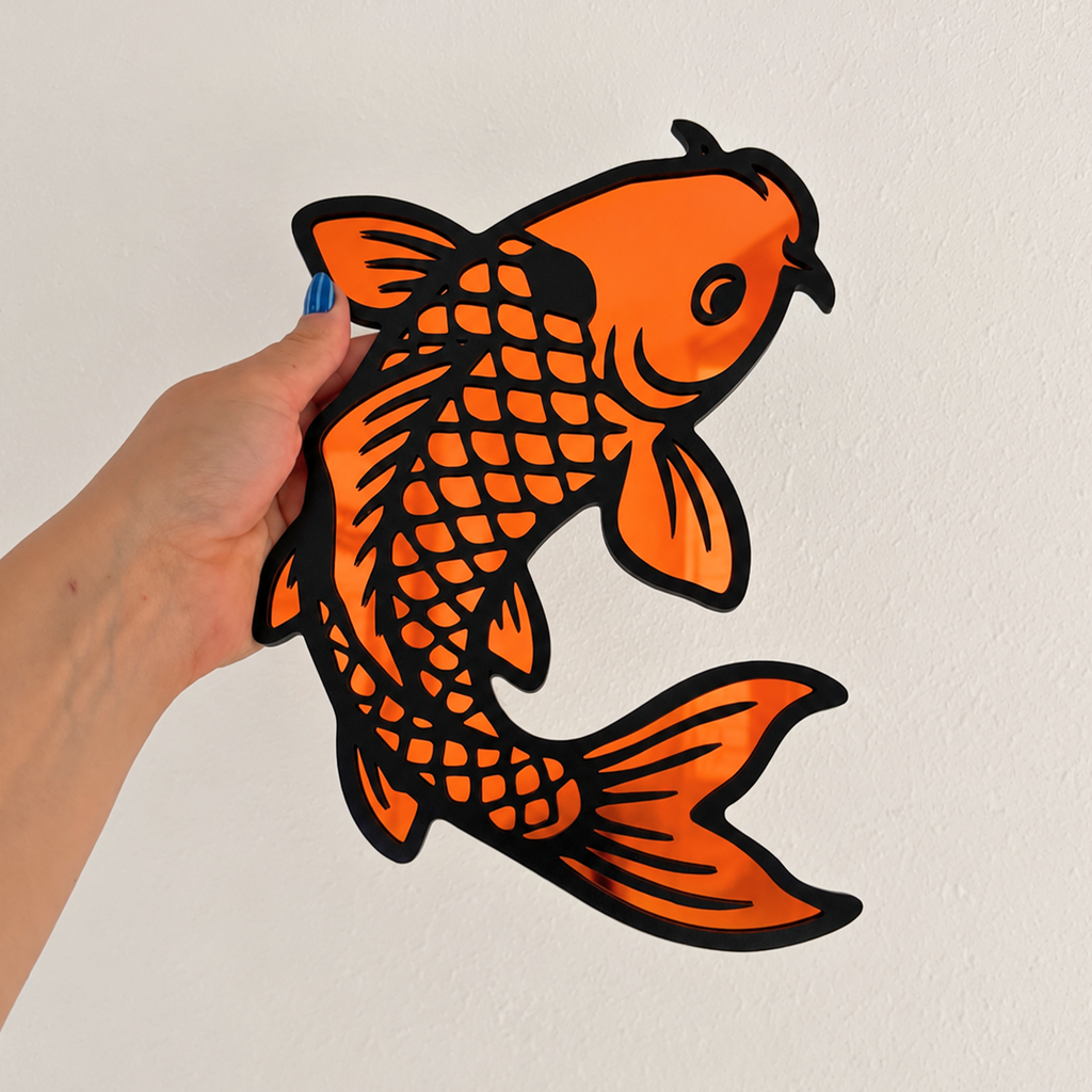 Koi Fish Mirror (8.5 x 11.5 in)