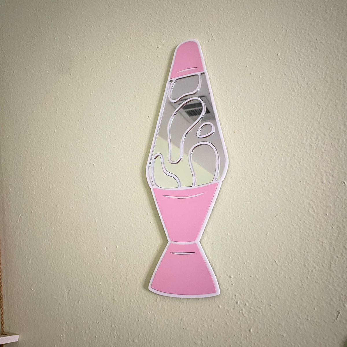 Pink Lava Lamp Mirror