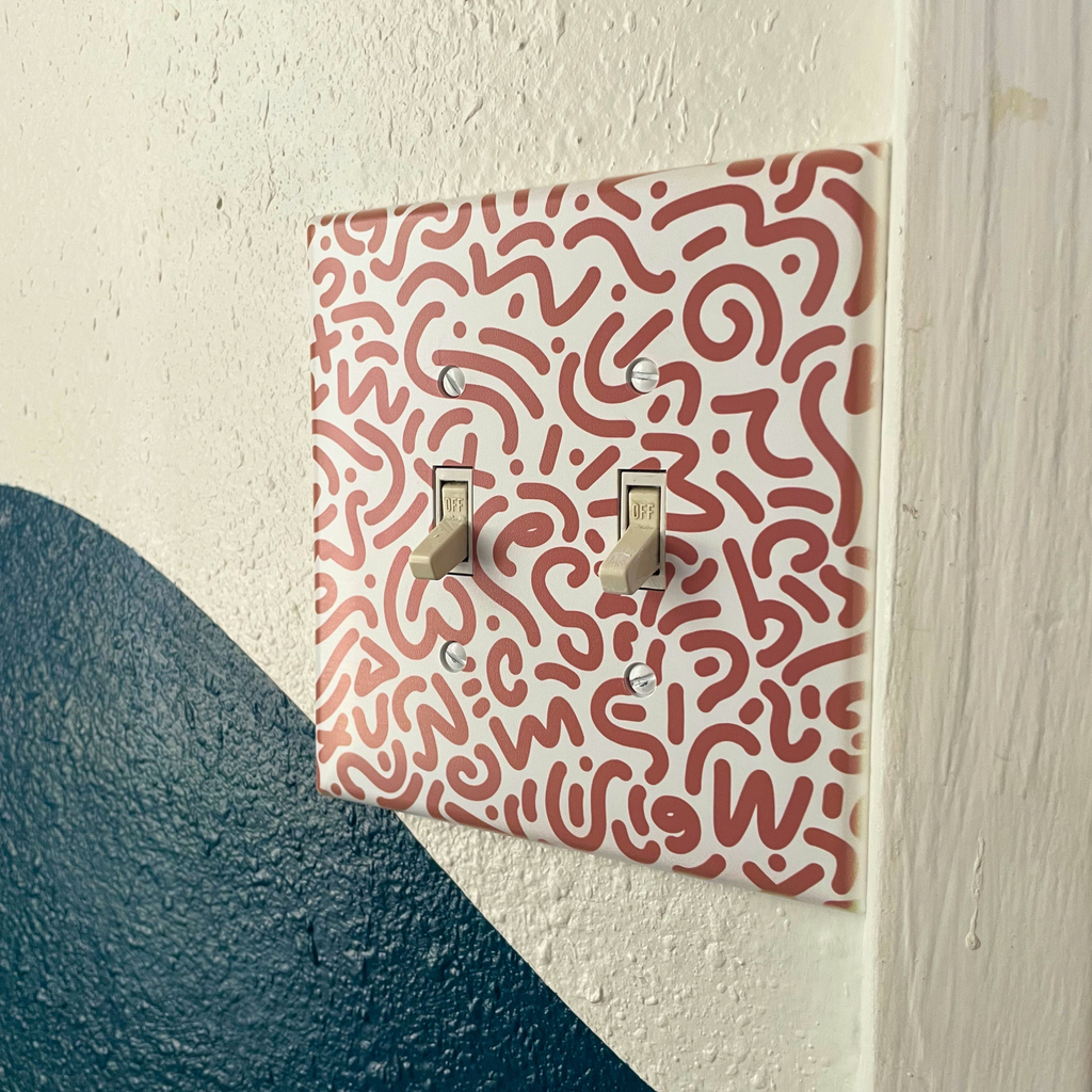 Squiggle Light Switch Cover