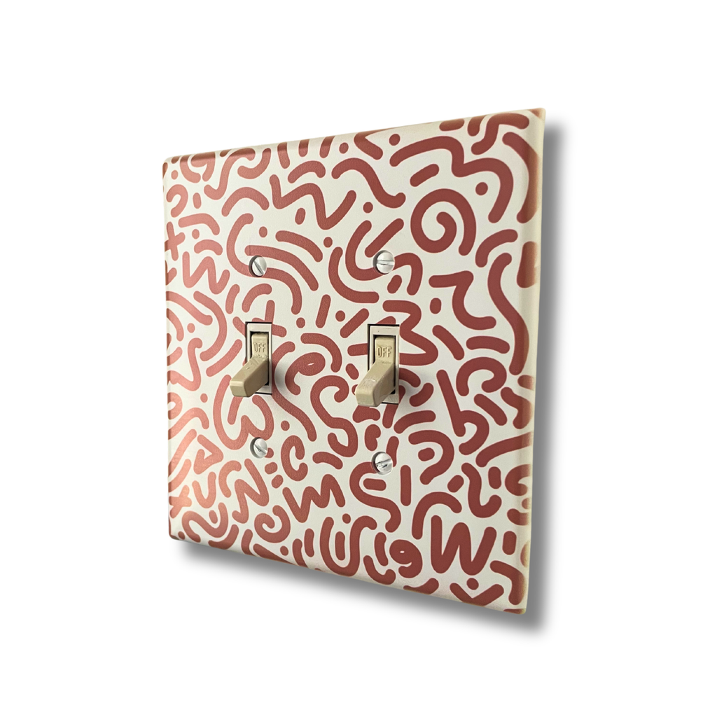 Squiggle Light Switch Cover