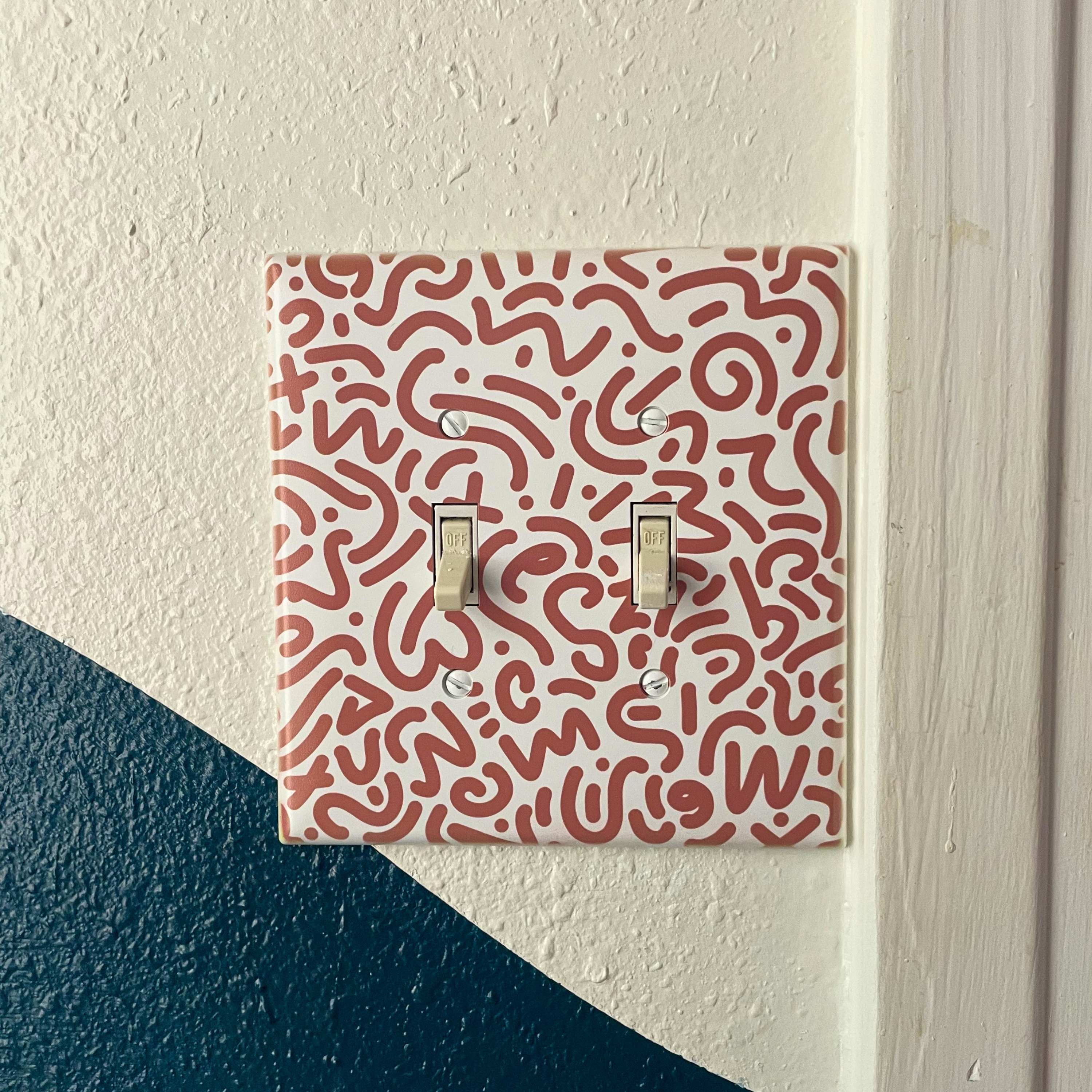 Squiggle Light Switch Cover