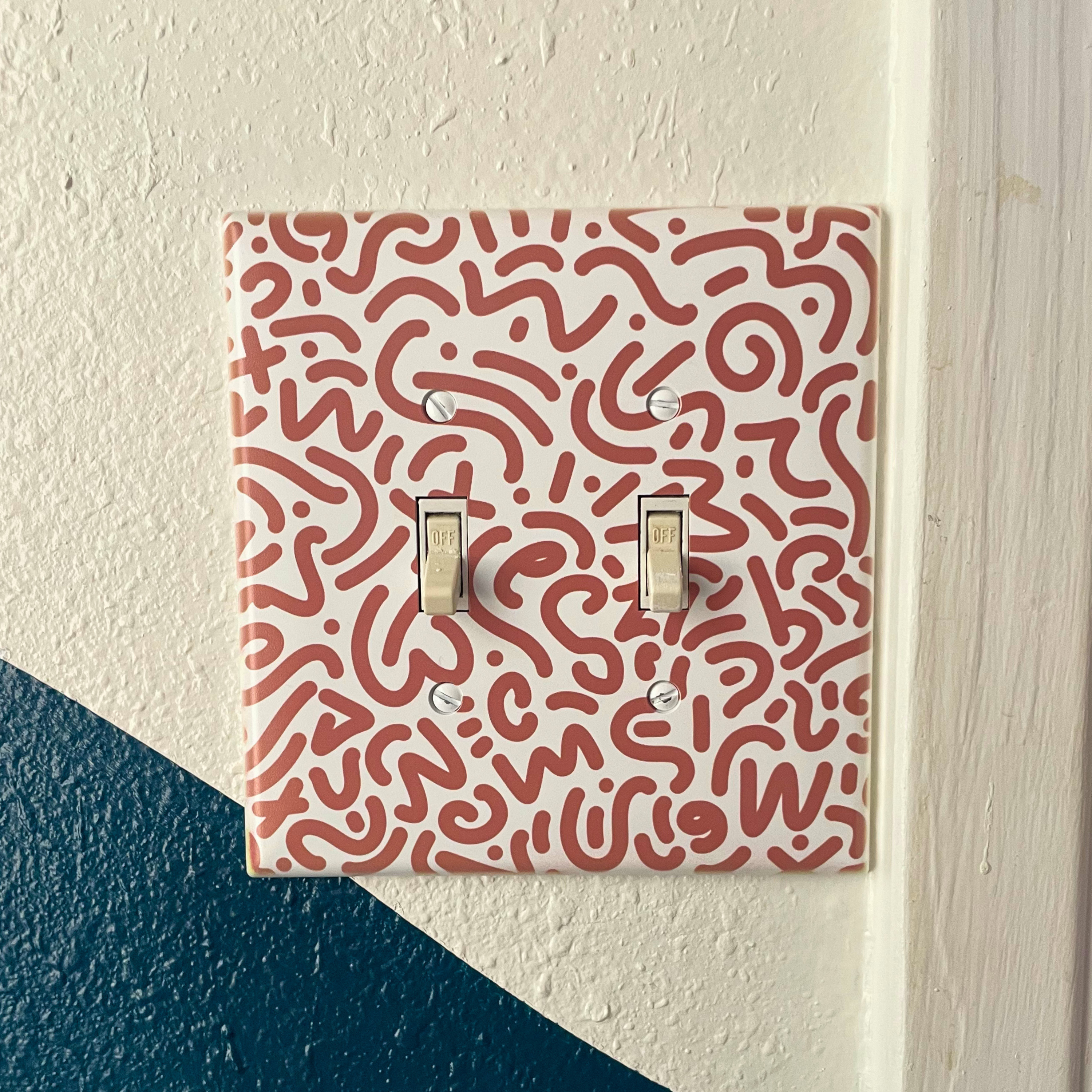 Squiggle Light Switch Cover