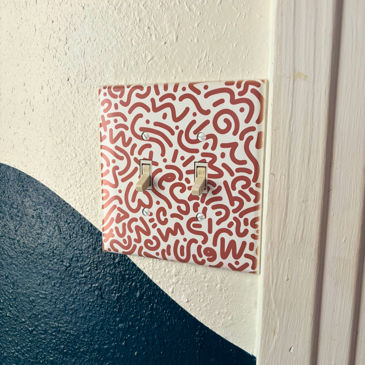 Squiggle Light Switch Cover