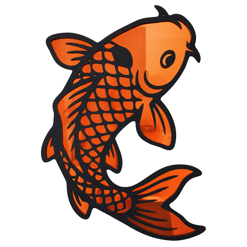 Koi Fish Mirror (8.5 x 11.5 in)