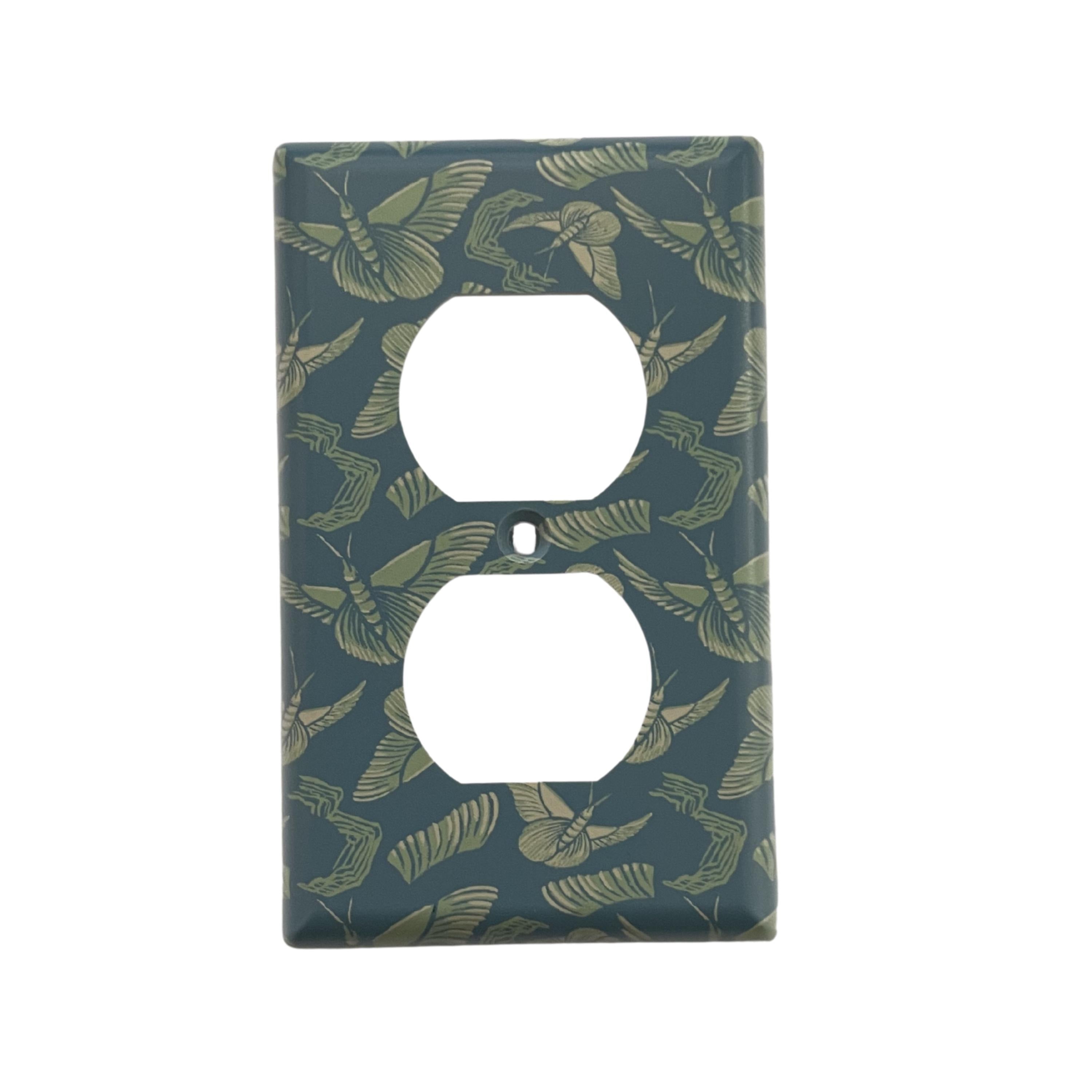 Butterfly Light Switch Cover | Moth Outlet Wall Plate | Dopamine Home Decor