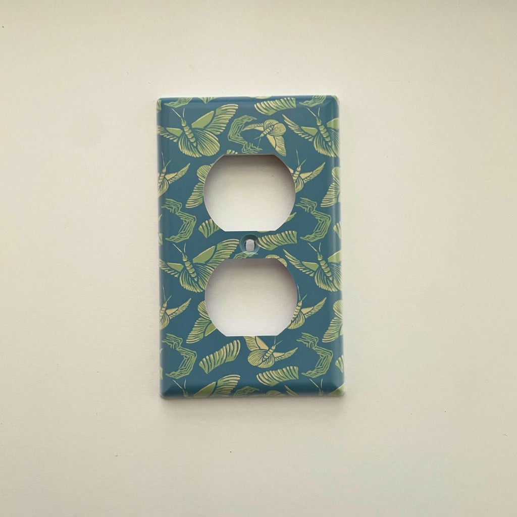 Butterfly Light Switch Cover | Moth Outlet Wall Plate | Dopamine Home Decor