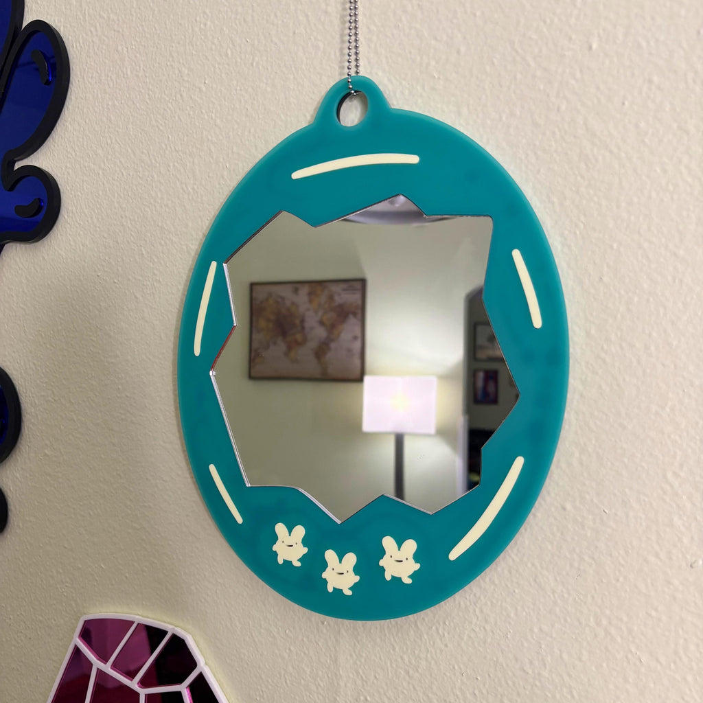 Teal Tomagachi Mirror