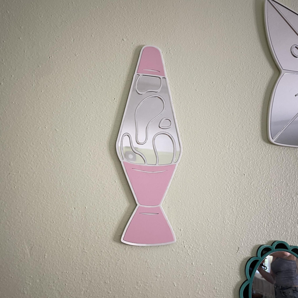 Pink Lava Lamp Mirror