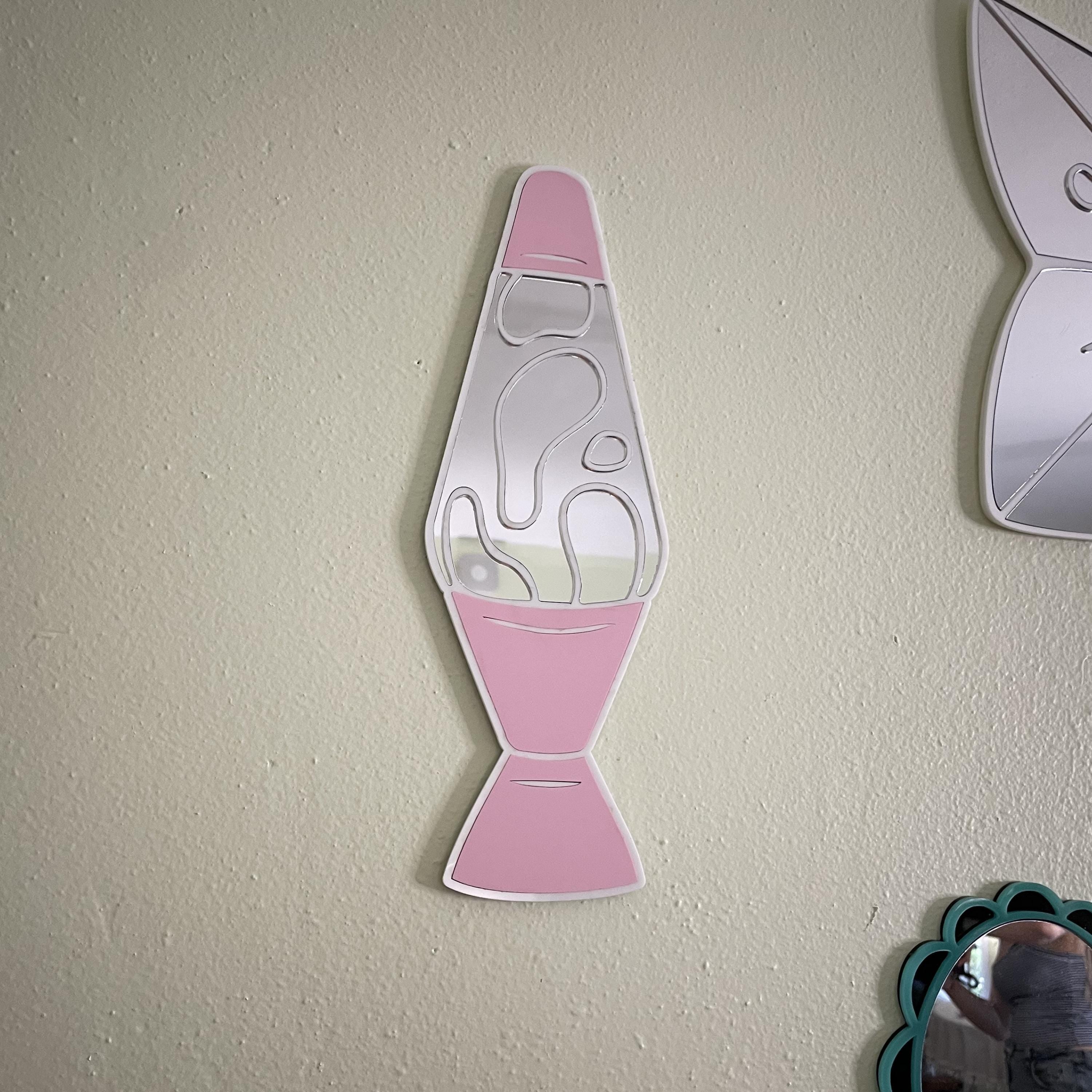 Pink Lava Lamp Mirror