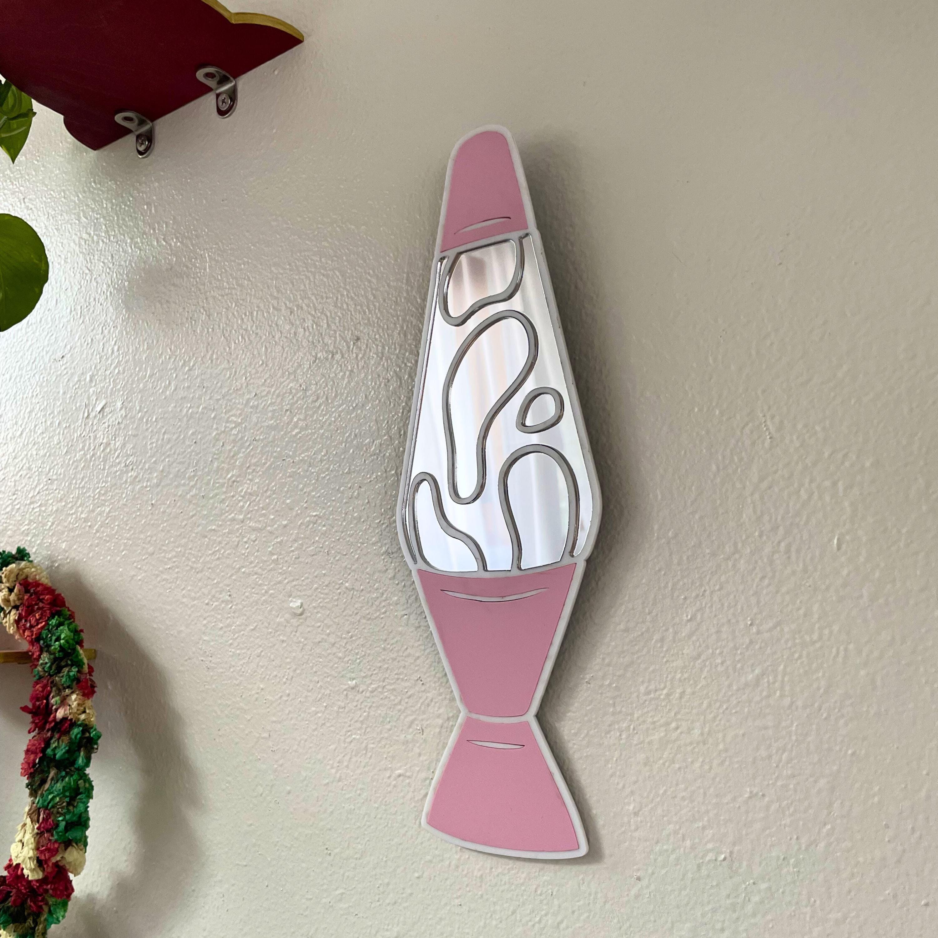Pink Lava Lamp Mirror