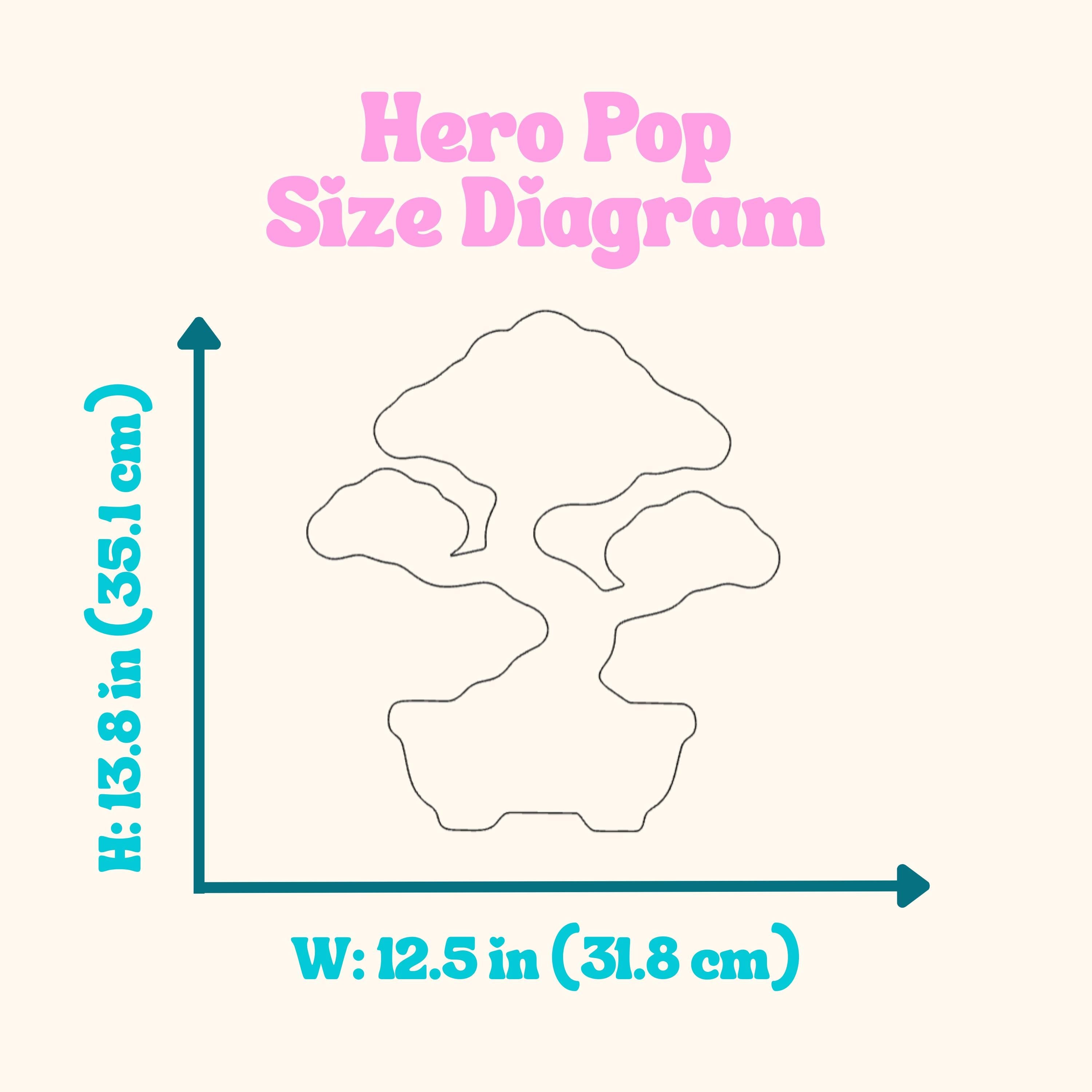 Bonsai Hero Wall Hanging Mirror (12.5 x 13.8 in)