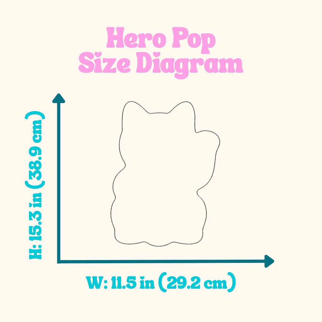 Black Lucky Cat Hero Mirror (11.5 x 15.3 in)