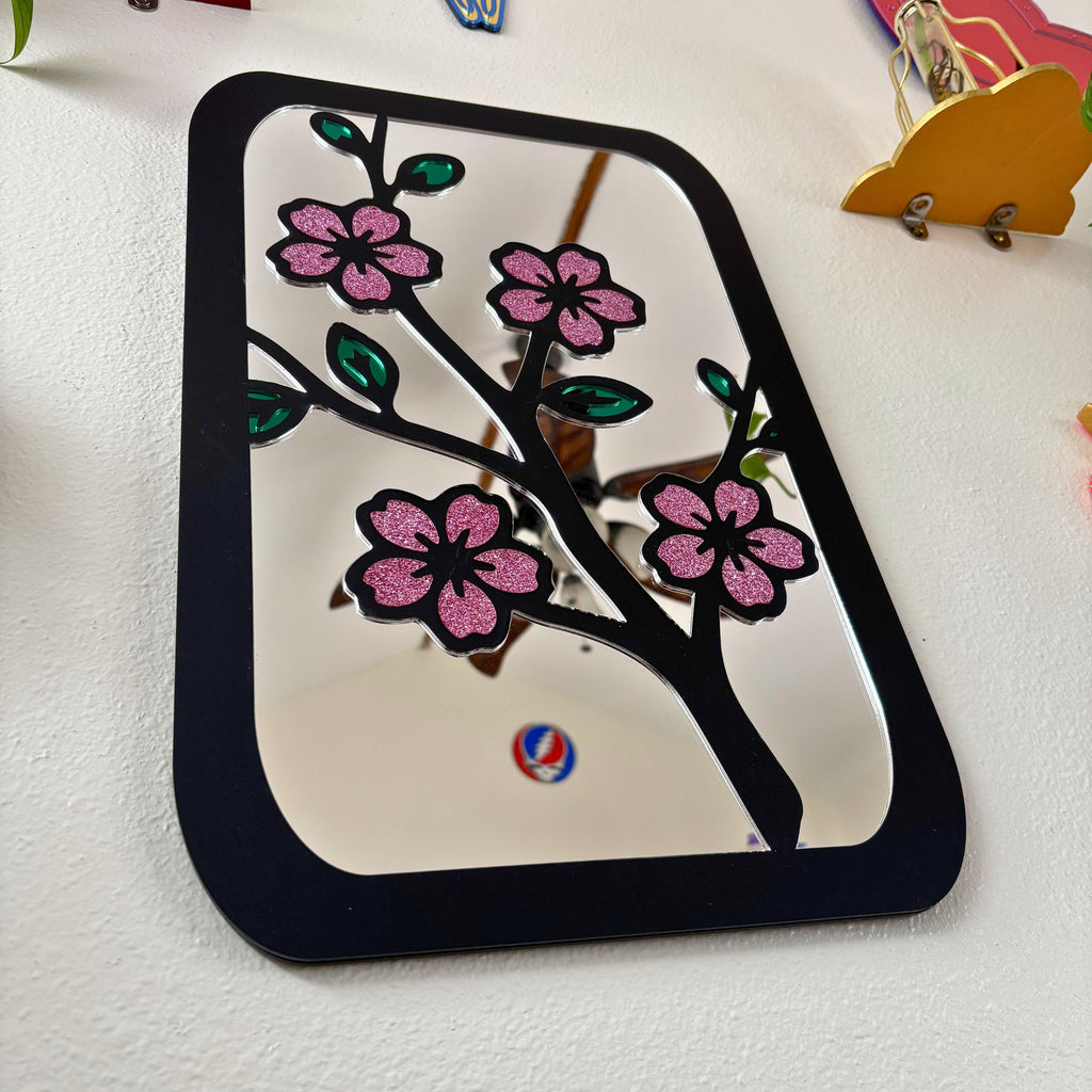 Cherry Blossom Hero Wall Hanging Mirror (11.5 x 18.25 in)