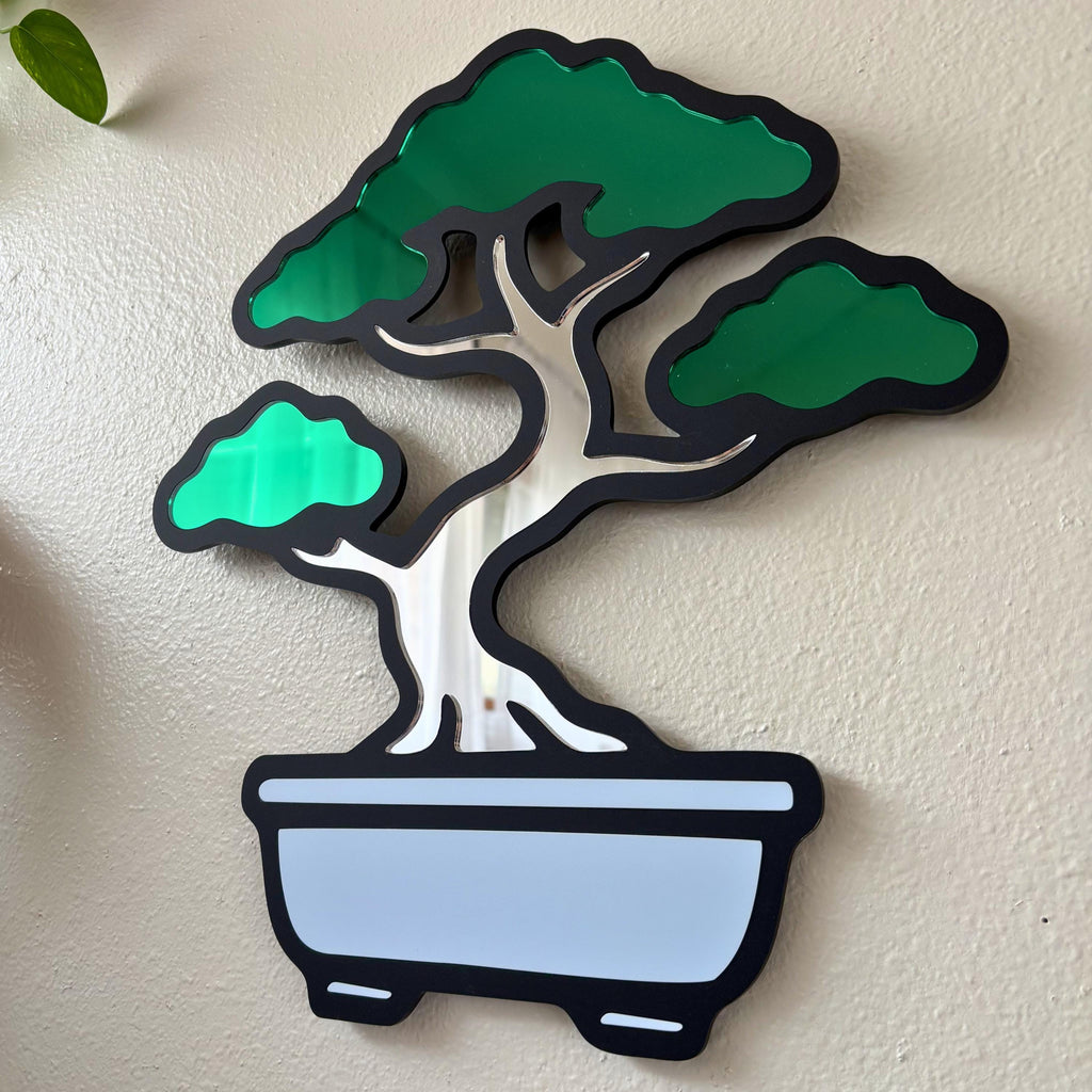 Bonsai Hero Wall Hanging Mirror (12.5 x 13.8 in)