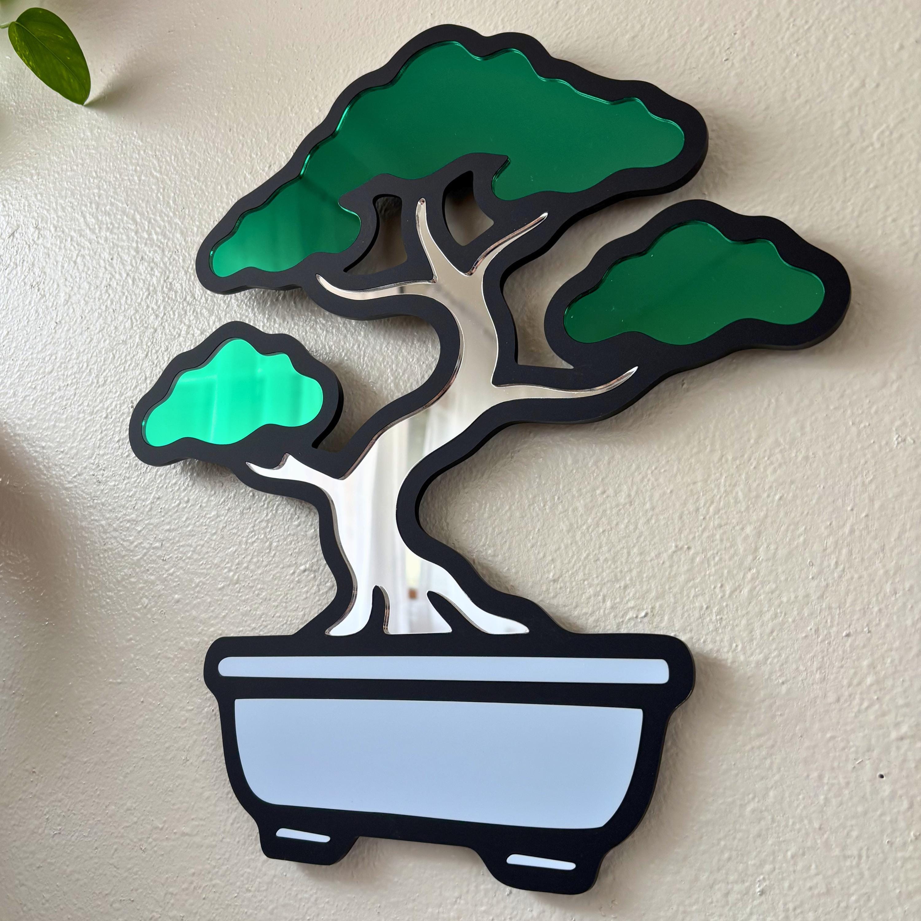 Bonsai Hero Wall Hanging Mirror (12.5 x 13.8 in)