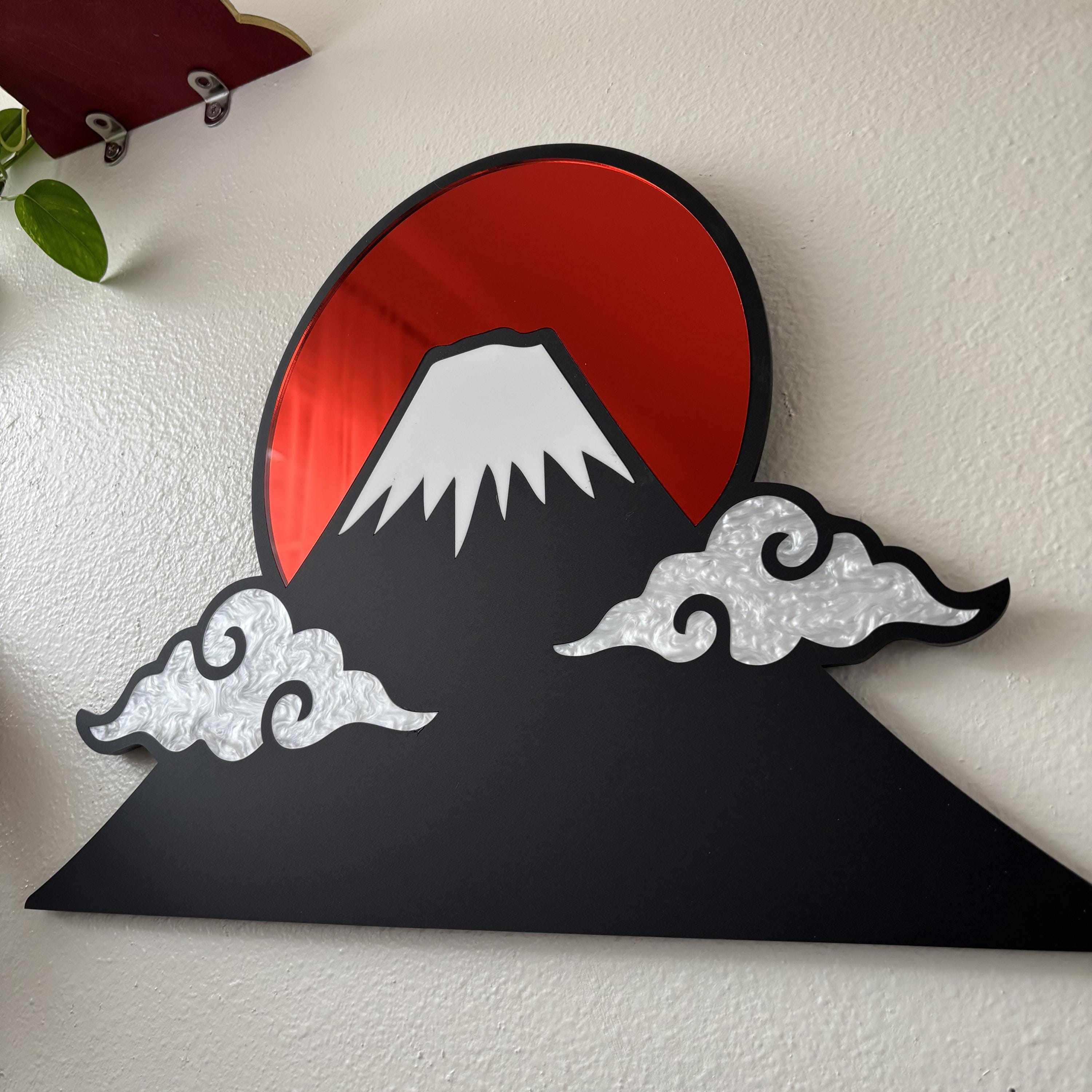 Mount Fuji Hero Wall Hanging Mirror (16 x 11.5 in)