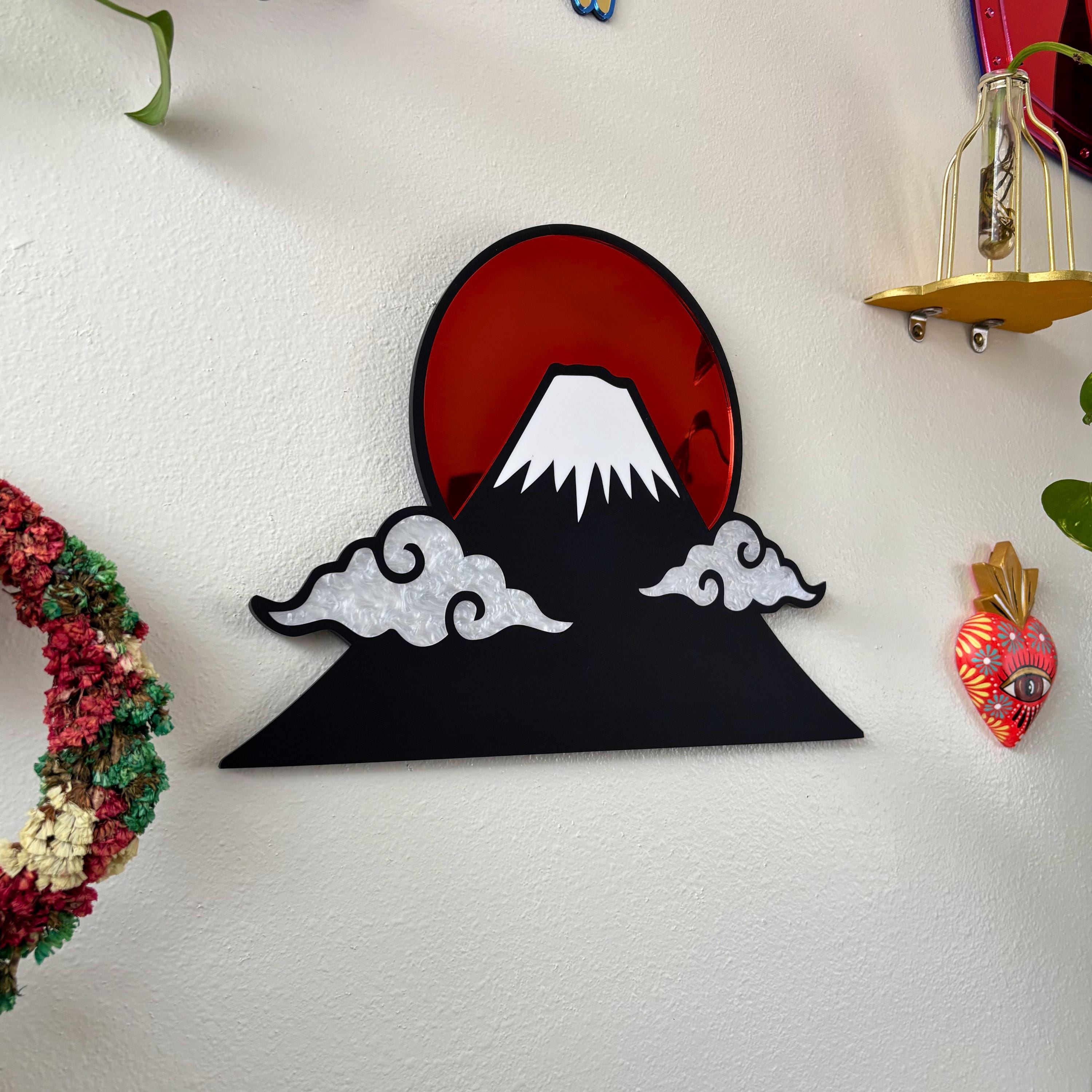 Mount Fuji Hero Wall Hanging Mirror (16 x 11.5 in)
