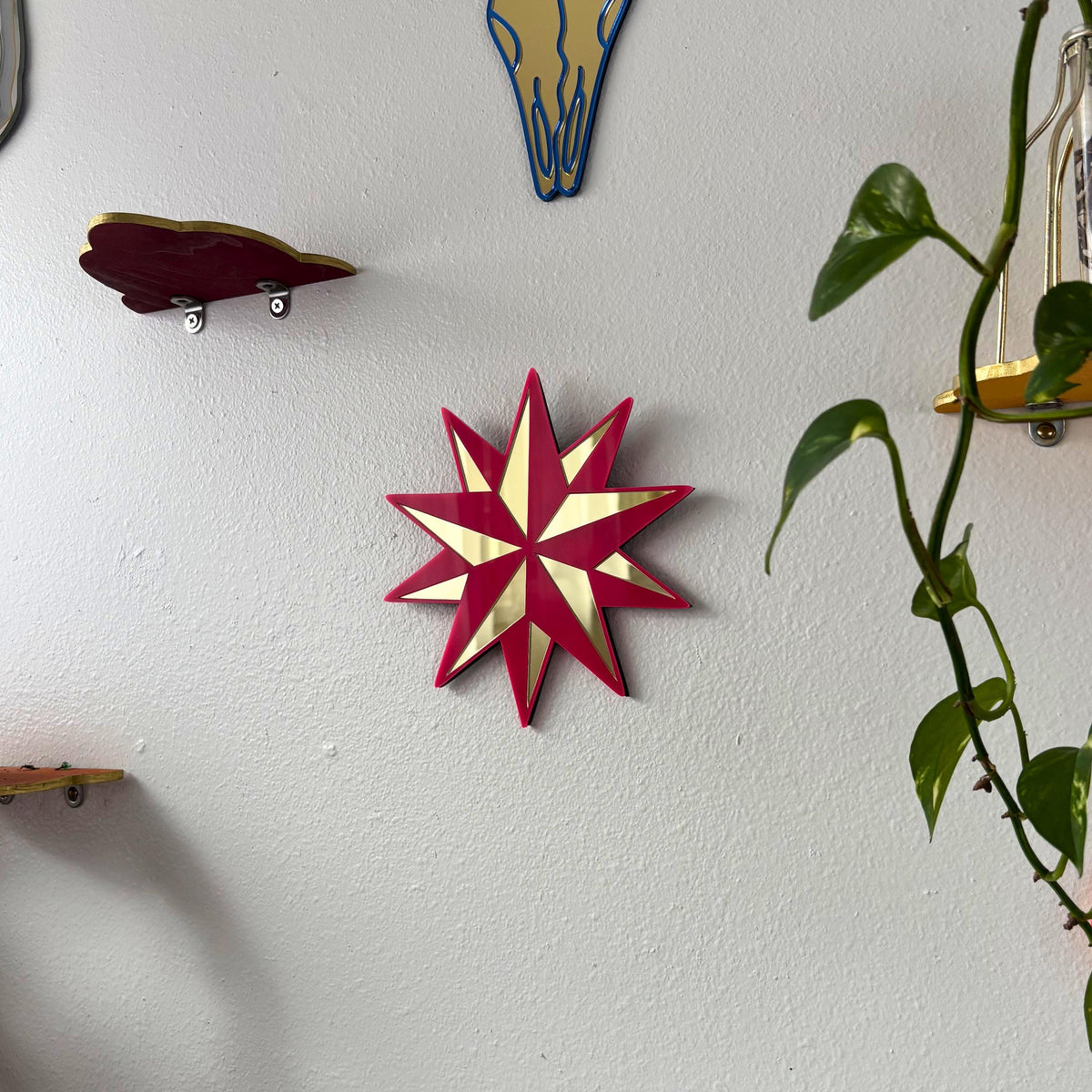 Pink Star Mirror Mini