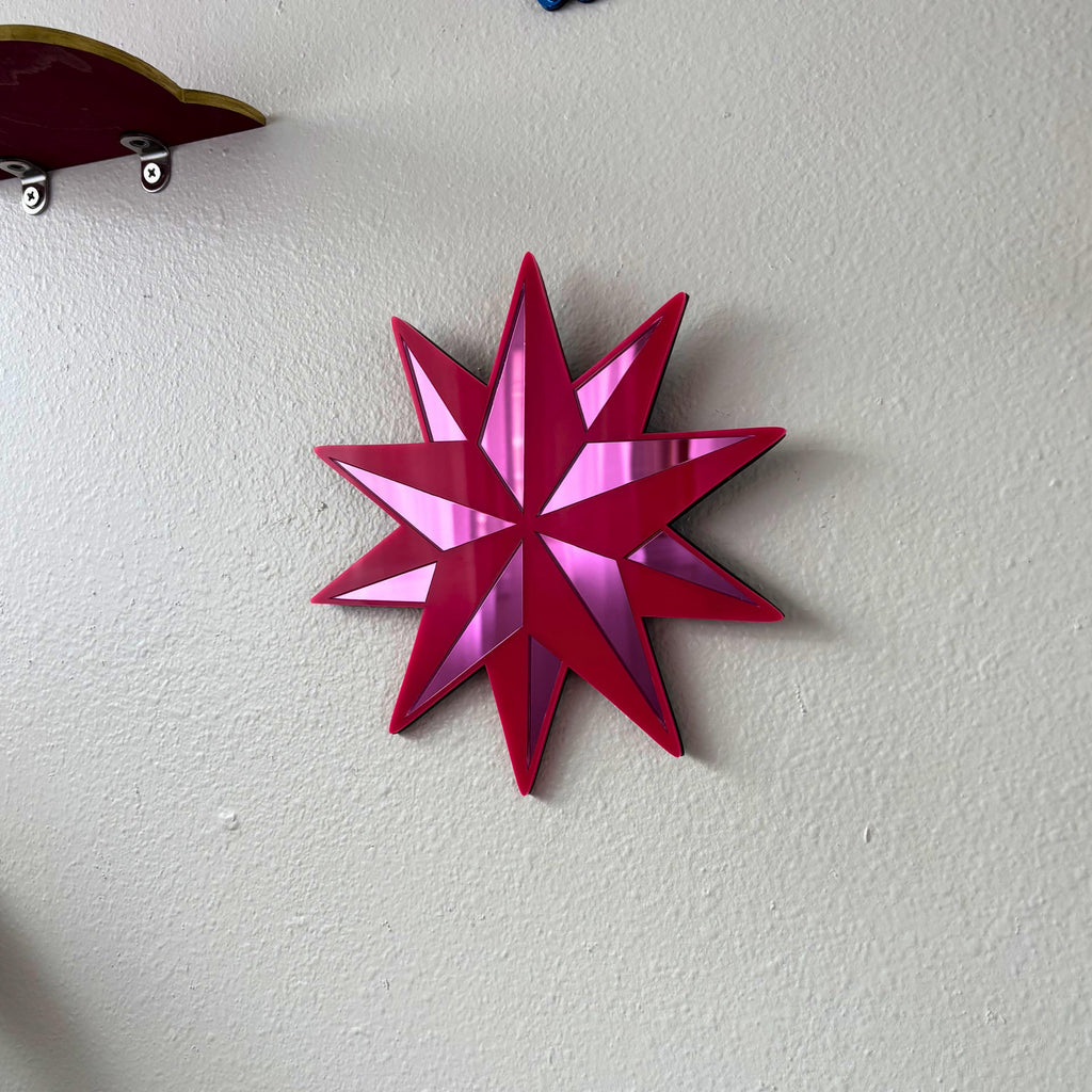 Pink Star Mirror Mini