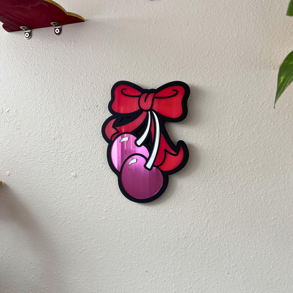 Cherry Bow Mirror Mini