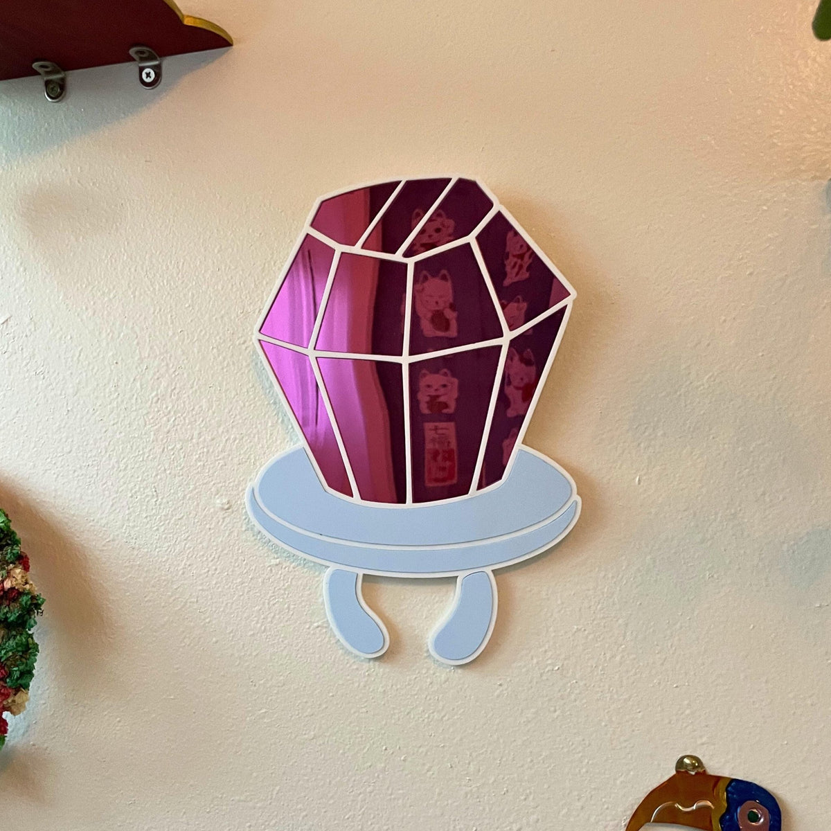 Ring Pop Y2K Mirror - by MirrorPop. Handmade acrylic art.