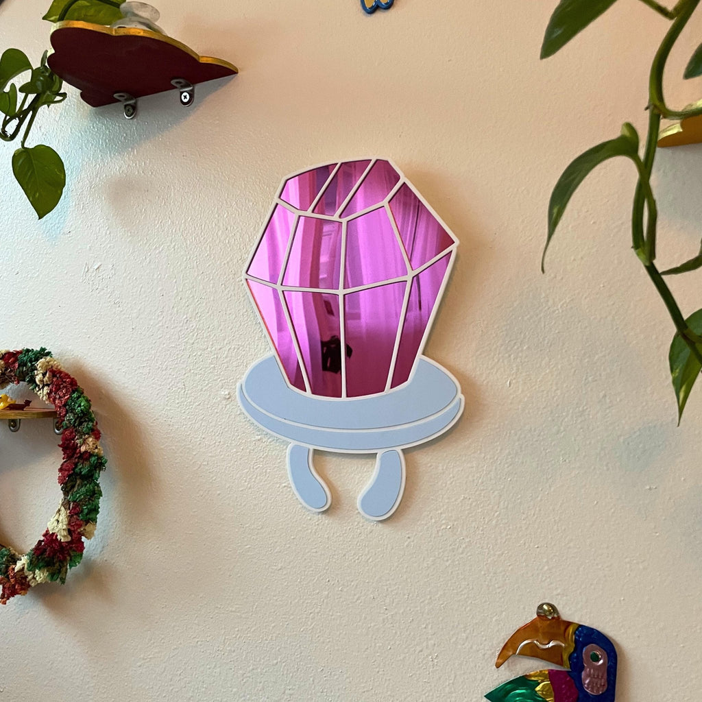 Ring Pop Y2K Mirror - by MirrorPop. Handmade acrylic art.