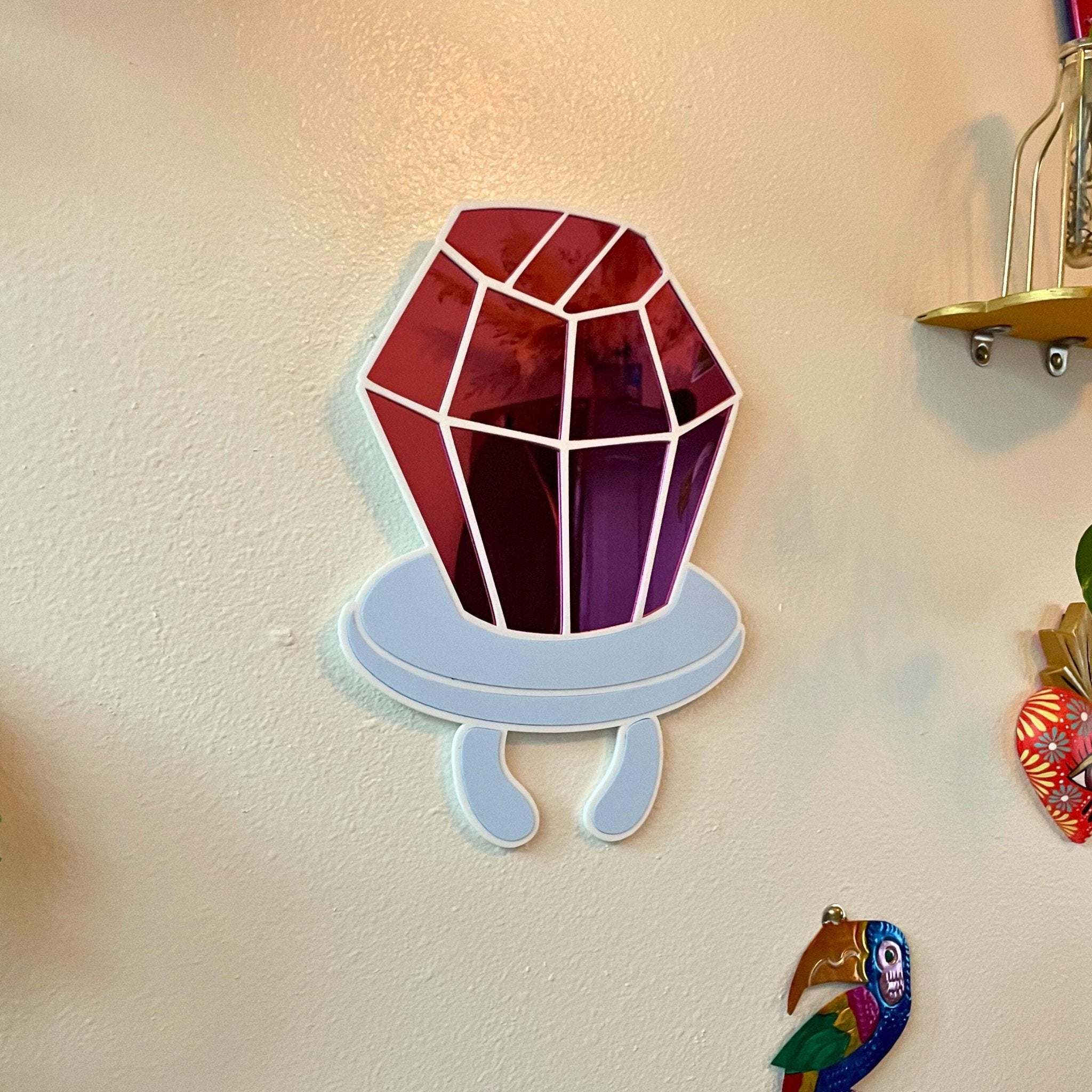 Ring Pop Y2K Mirror - by MirrorPop. Handmade acrylic art.